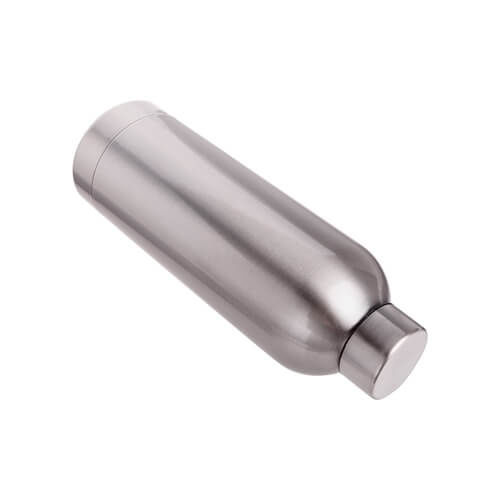 Sportovní láhev z nerezové oceli o objemu 750 ml pro sublimaci - stříbrná