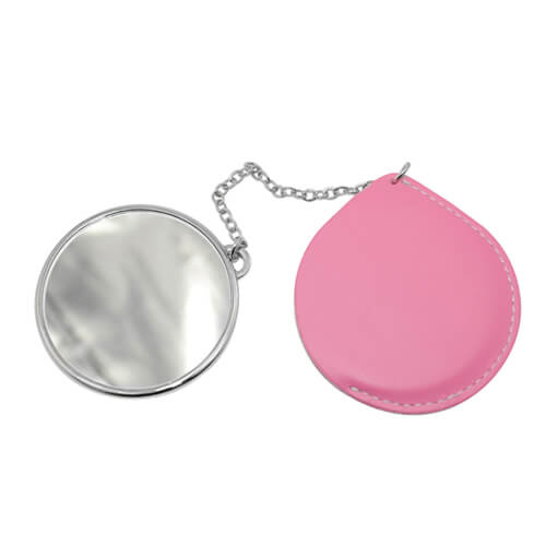 Kulatá zrcadlová růžová kolekce Sublimace Termotransfer