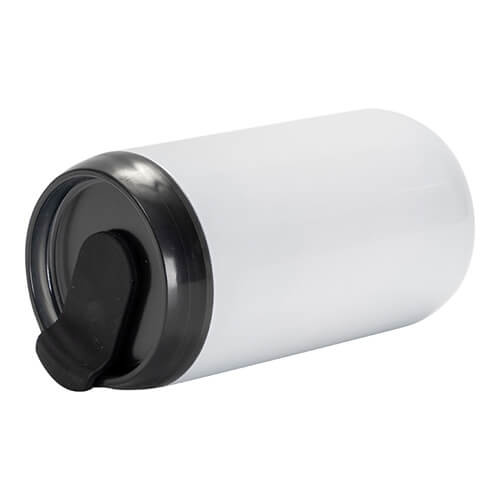 Přenosný nerezový 400 ml hrnek - bílý (pro sublimaci)