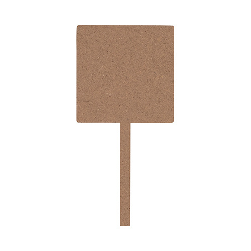 Informační cedule z dřevovláknitých desek pro sublimaci - čtvercová