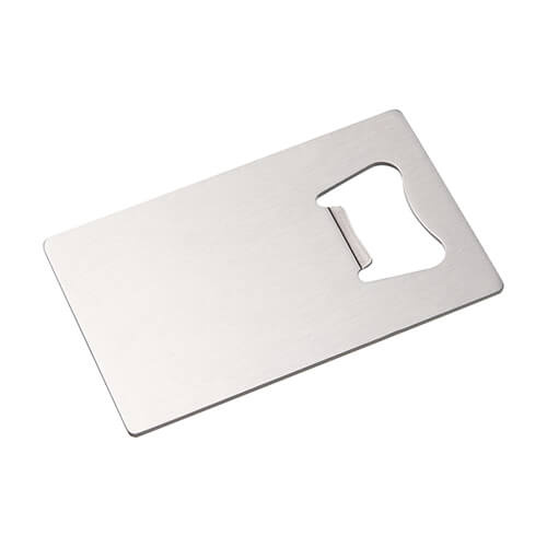 Otvírák na lahve 5,3 x 8,5 cm sublimační termotransfer - kreditní karta