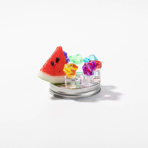 Skleněný hrnek Mason Jar pro sublimaci - umělý led a meloun