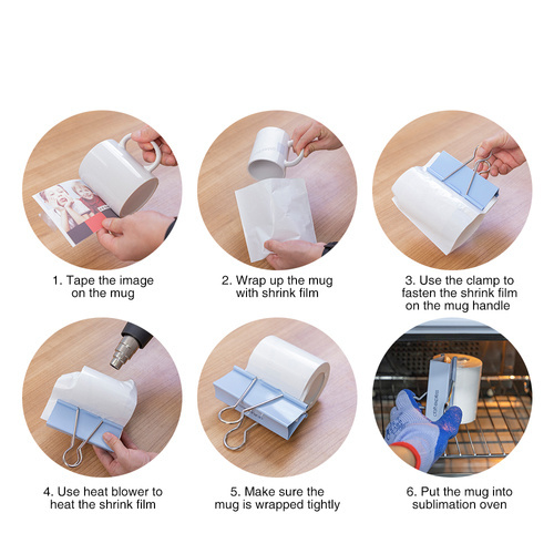 Klip - svorka na smršťovací fólii - 2 ks.