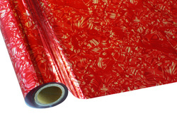 Vzorovaná fólie pro horkou ražbu - Floral Red