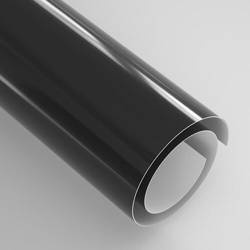 Samolepicí fólie 30,5 x 30,5 cm - 20 listů - lesklá černá