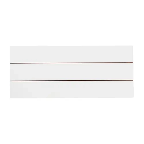 Obdélníkový fotorámeček z MDF, pruhovaný, 30 x 12,7 cm