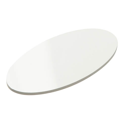 Plastový oválný odznak 7,6 x 3,8 cm pro sublimaci