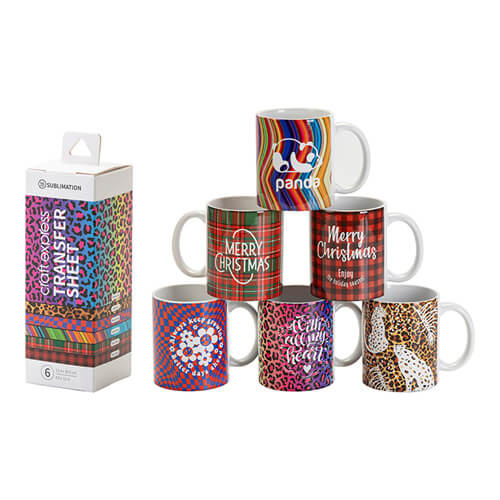 Sada přenosových archů B 30,5 x 11,4 cm - 6 ks.