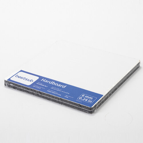 Oboustranná dřevovláknitá deska pro sublimaci 20 x 20 x 0,6 cm - 2 ks.