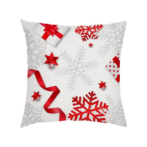 Plátěný povlak na polštář 38 x 38 cm pro sublimaci - bílý