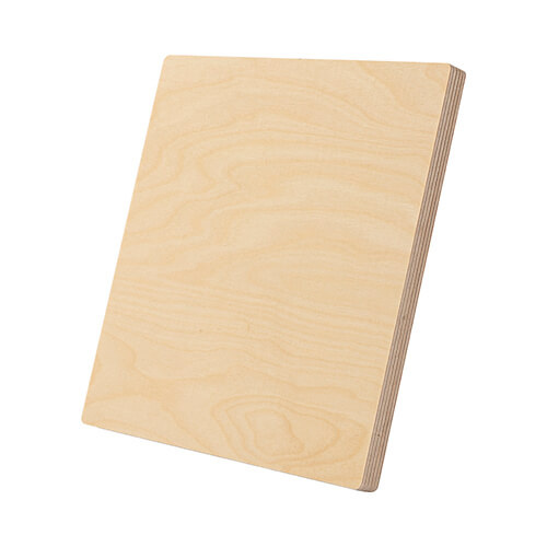 Čtvercový překližkový fotorámeček pro sublimaci - 25,4 x 25,4 cm