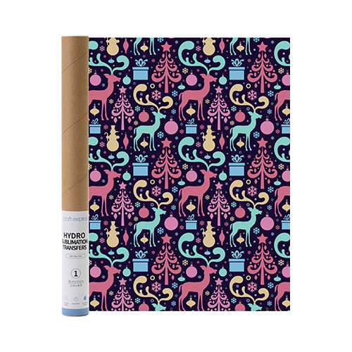 Hydrosublimační fólie Craft Express - Vánoční stromek Elk