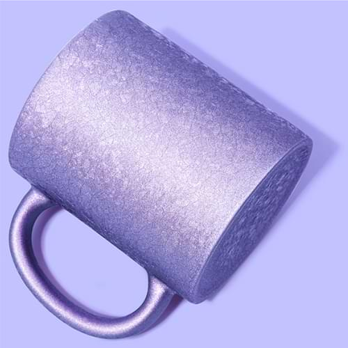 Hrnek 325 ml s efektem popraskaného povrchu pro sublimaci - fialový