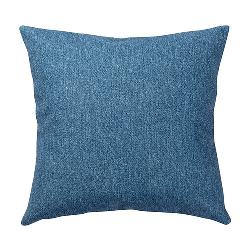 Lněný povlak na polštář 45 x 45 cm Bělený hvězdný denim pro sublimaci