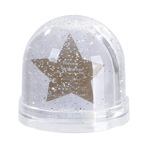 Sněhová koule - bílý sněhový ovál