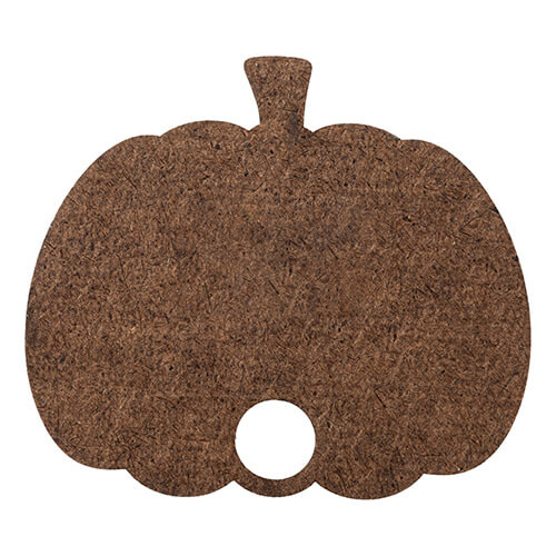 Jmenovka z dřevovláknité desky pro hrnek 780 / 900 / 1050 / 1260 ml pro sublimaci - dýně