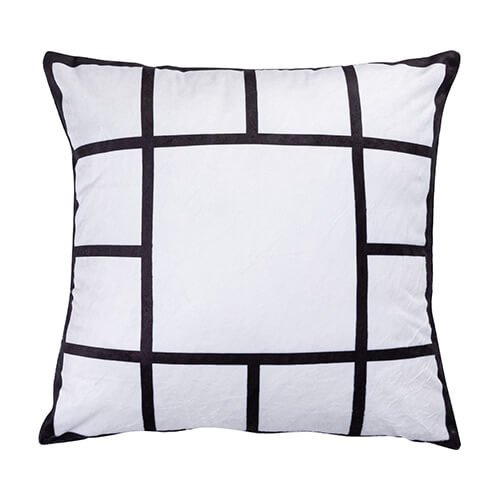 Plyšový povlak na polštář s fotografickými panely pro sublimaci - 13 panelů