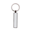 Oboustranný přívěsek na klíče 1,3 x 6,3 cm pro sublimaci - černý
