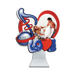 Stojanové hodiny z MDF - Hudba - Sublimační termotransfer