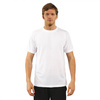 Základní tričko s krátkým rukávem pro sublimaci - bílé