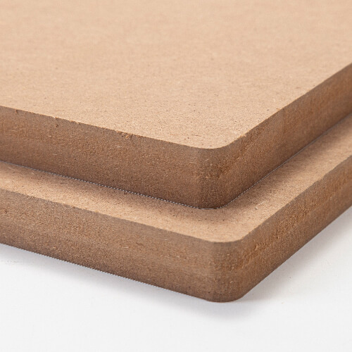 Vláknitá deska pro sublimaci 20 x 20 x 1,5 cm - 2 kusy. - světle hnědá záda