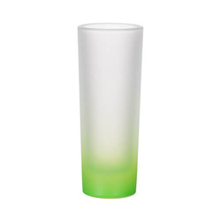 90 ml matné sklo pro sublimaci - zelený gradient