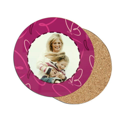 Kulatá podložka pod hrnek Ø 10 cm z MDF pro sublimaci