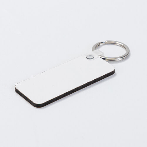 Oboustranný kroužek na klíče z MDF pro sublimaci - obdélník