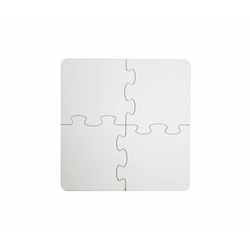 Puzzle z MDF podložka pod hrnek 19 x 19 cm (4 dílky) - pro sublimaci