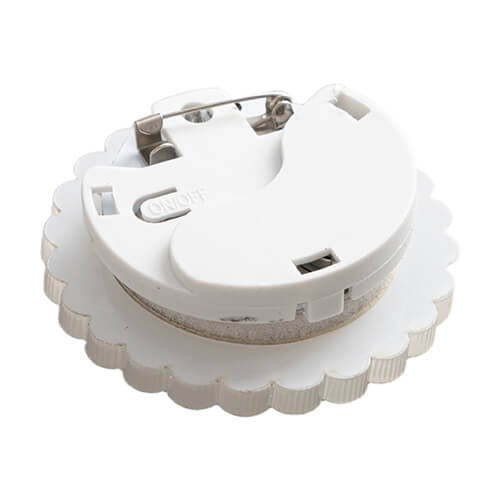 Akrylový odznak s barevným LED podsvícením pro sublimaci - korunka