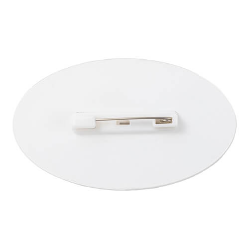 Akrylový odznak 7,6 x 4,5 cm pro sublimaci - oválný