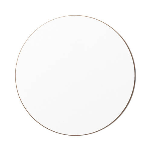Podložka pod hrnek z dřevovláknité desky pro sublimaci - Ø 9,5 cm
