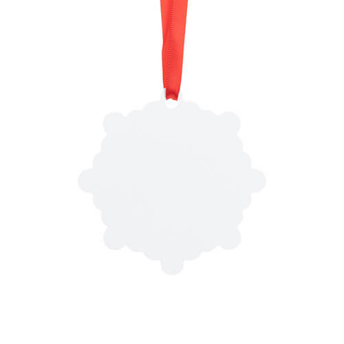 Plastový přívěsek pro sublimaci - sněhová vločka