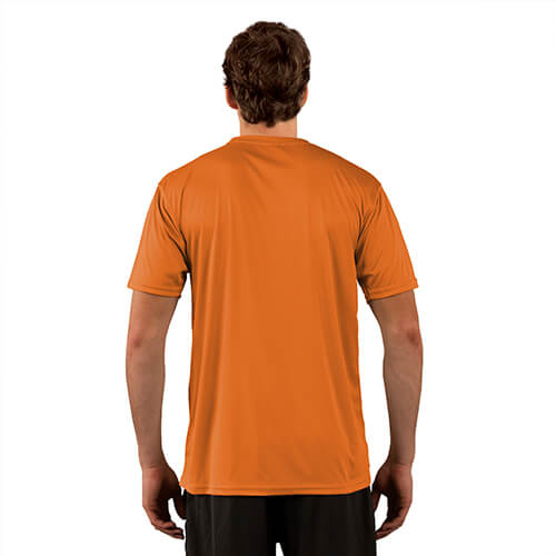 Solární tričko s krátkým rukávem - oranžové