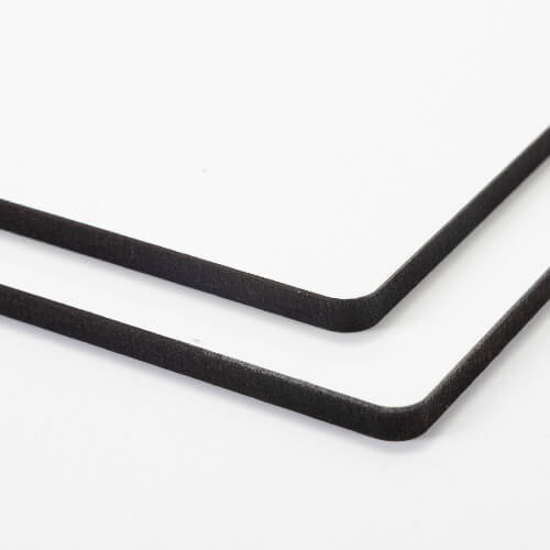 Dřevovláknitá deska pro sublimaci 20 x 20 x 0,6 cm - 2 ks - světle hnědá zadní strana