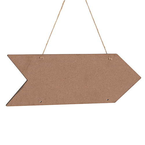 Visačka na dveře z MDF pro sublimaci - šipka