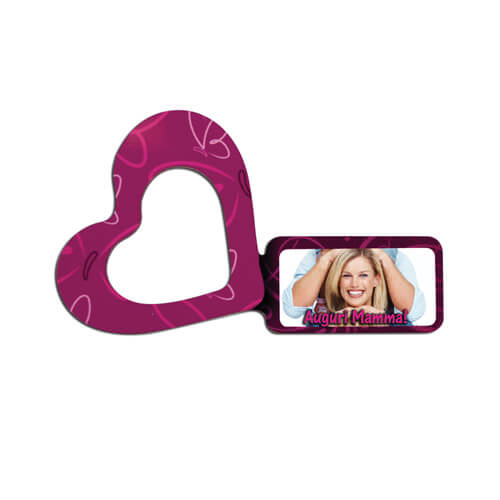 Kroužek na ubrousky - srdce - pro sublimaci