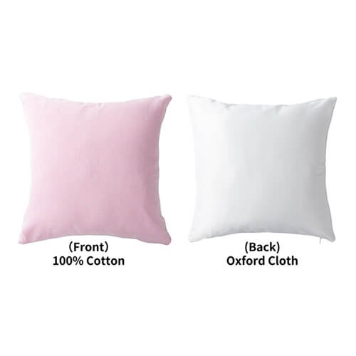 Dvoubarevný povlak na polštář 40 x 40 cm pro sublimaci - růžový