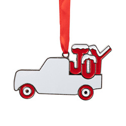 Kovová visačka na vánoční stromek pro sublimaci - pickup JOY