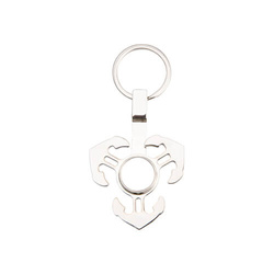 Kovový kroužek na klíče - spinner pro sublimaci - Anchor