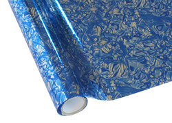 Vzorovaná fólie pro horkou ražbu - Floral Blue