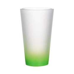 450 ml matné sklo pro sublimaci - zelený gradient