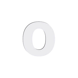 Dekorativní písmeno z MDF pro sublimaci 10 cm O