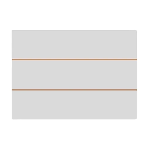 Obdélníkový fotorámeček z MDF, pruhovaný, 17,8 x 12,7 cm