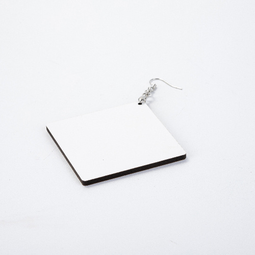 MDF náušnice pro sublimaci - velký čtverec