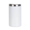 Hrnek bez ouška 400 ml z nerezové oceli s víčkem pro sublimaci - bílý