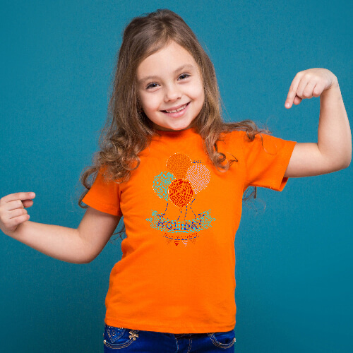 Velký zirkonový plech pro termotransfer - balónky