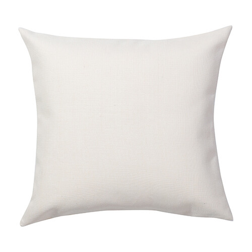 Lněný povlak na polštář 40 x 40 cm bez zipu pro sublimaci