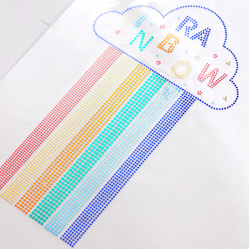 Zirkoniová deska pro termotransfer - středně duhová