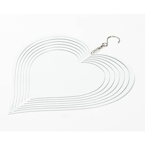 Větrný spinner 20 cm pro sublimaci - srdce